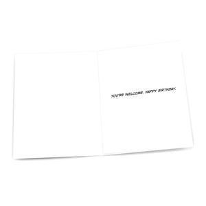 Rugged Jawline Greeting Card