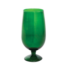Load image into Gallery viewer, Green Stemmed Glass
