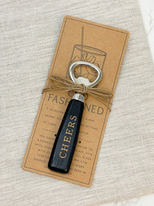 Recipe Card Bottle Opener - Old Fashioned