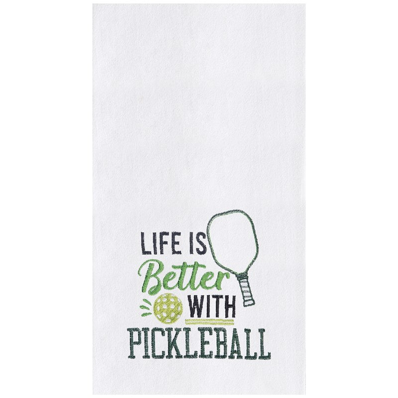 Life is Better with Pickleball Tea Towel