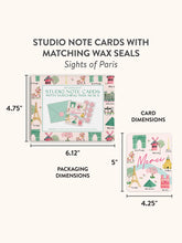 Load image into Gallery viewer, Sights of Paris Note Card Set
