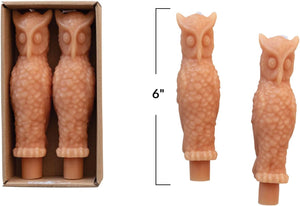 Constance Owl Taper Candles
