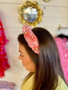 Limited Edition: Kentucky Oaks 150 Pink Iris Headband