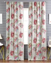 Load image into Gallery viewer, Tropical Breeze Embroidery Curtain
