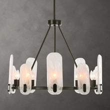 Load image into Gallery viewer, Ellipse Light Fixture, 10 Bulb Chandelier
