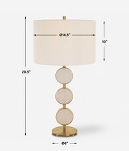 Load image into Gallery viewer, Three Rings Table Lamp
