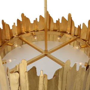 Golden Gate Light Fixture, 8 Bulb Chandelier