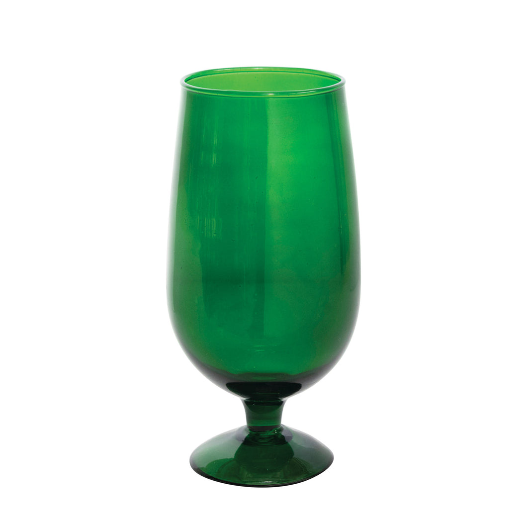 Green Stemmed Glass