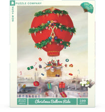 Load image into Gallery viewer, The New York Puzzle Company: Christmas Balloon Ride 500 Piece Puzzle
