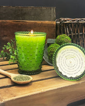 Load image into Gallery viewer, Green Tea &amp; Cucumber Hobnail Candle
