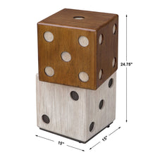 Load image into Gallery viewer, Roll the Dice Accent Table
