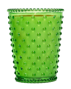 Green Tea & Cucumber Hobnail Candle