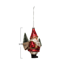 Load image into Gallery viewer, Garden Santa Ornament
