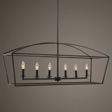 Load image into Gallery viewer, Clayton Light Fixture, 6 Light Chandelier
