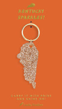 Load image into Gallery viewer, Glittering Kentucky Keychain
