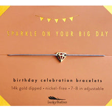 Load image into Gallery viewer, Birthday Bracelet - Sparkle on Your Big Day
