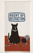Load image into Gallery viewer, Agent of Destruction Dish Towel
