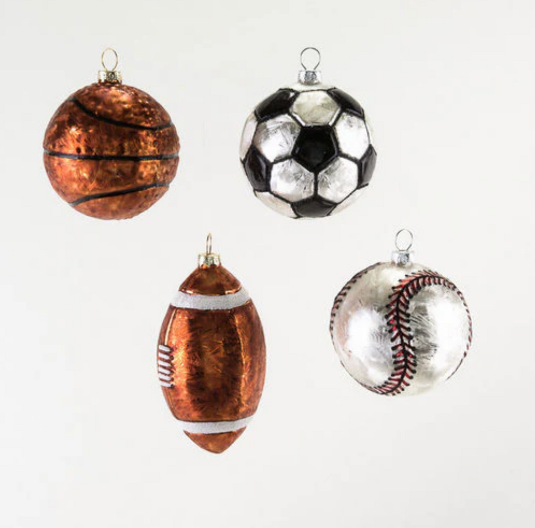 Awesome Athletics Ornaments (4 Styles)