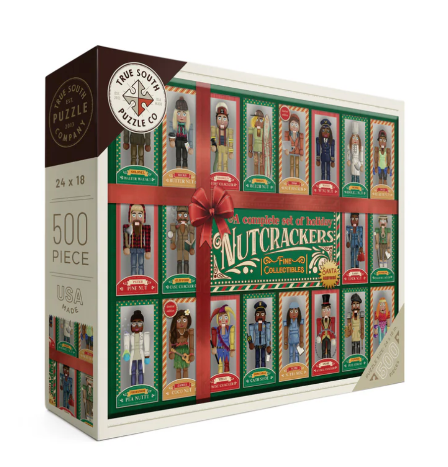 True South Puzzle Co: A Complete Set of Holiday Nutcrackers - 500 Piece Puzzle