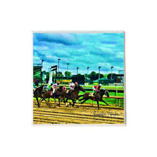 Load image into Gallery viewer, Derby Blue Race Coaster
