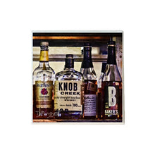 Load image into Gallery viewer, Bourbon Bottles at Butchertown Knob Coaster
