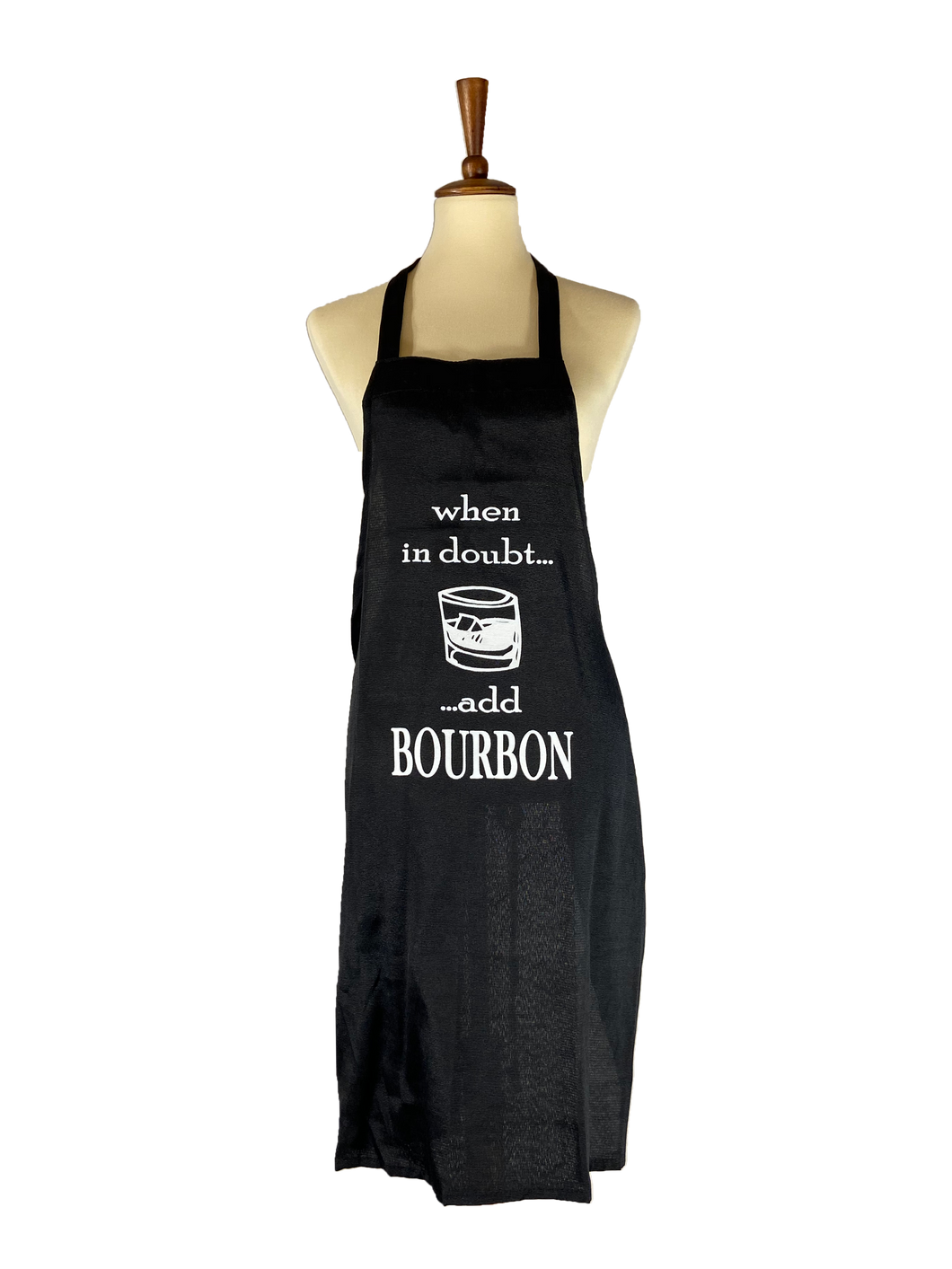 When In Doubt Add Bourbon Apron