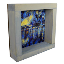 Load image into Gallery viewer, Louisville Starry Night Skyline Deco Shadowbox Art
