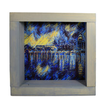 Load image into Gallery viewer, Louisville Starry Night Skyline Deco Shadowbox Art
