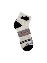 Load image into Gallery viewer, Kentucky Shape Ankle Sock White and Black
