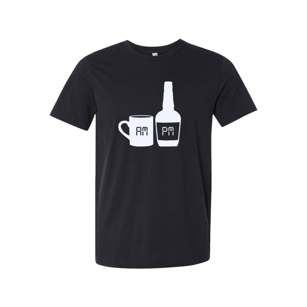 Bourbon and Coffee AM PM Men's/Unisex T-Shirt