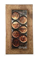 Load image into Gallery viewer, Bourbon Barrel Heads Wooden Art

