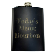 Load image into Gallery viewer, Today&#39;s Menu Bourbon Flask
