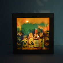 Load image into Gallery viewer, Bourbon Bottles Classic Deco Light Up Shadowbox
