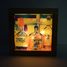 Load image into Gallery viewer, Bourbon Bottles Favorites Deco Light Up Shadowbox
