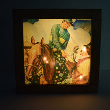 Load image into Gallery viewer, Derby Vintage Winner&#39;s Circle Light Up Shadowbox

