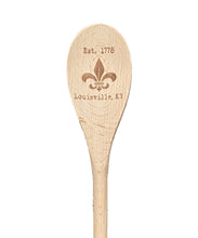 Load image into Gallery viewer, Fleur De Lis Louisville Wooden Spoon
