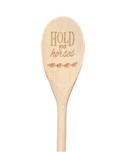 Load image into Gallery viewer, Hold Your Horses Derby Wooden Spoon
